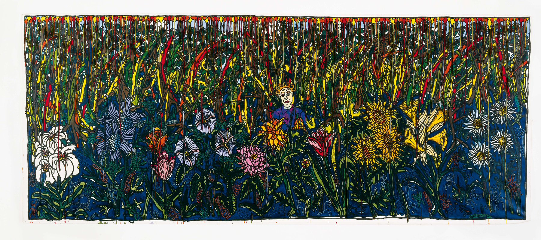 Autiste dans la forêt de fleurs (1991)