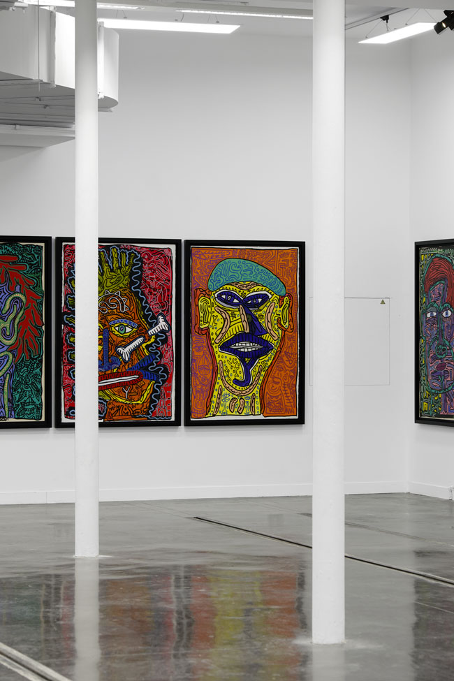 Robert Combas. Labyrinthe de têtes | lienarteditions