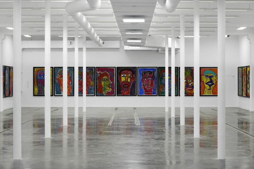 Robert Combas. Labyrinthe de têtes | lienarteditions