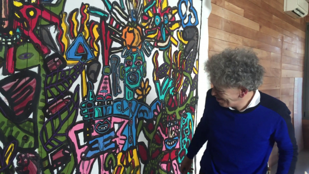 Peinture entrain de se faire